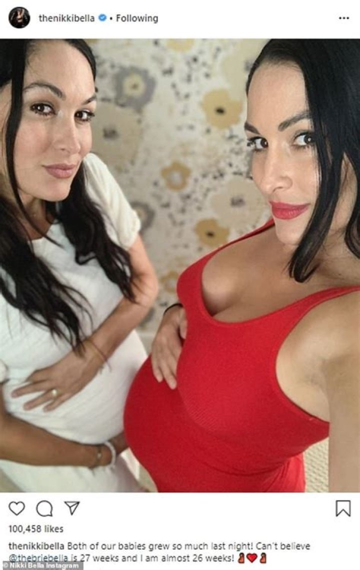 Nikki Bella Flaunts Growing Baby Bump in Tight-Fitted LBD: ‘Can’t Believe I Fit Into this Dress’