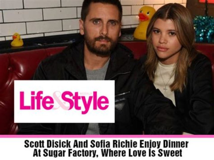 Scott Disick And Sofia Richie Enjoy Dinner At Sugar Factory, Where Love Is Sweet