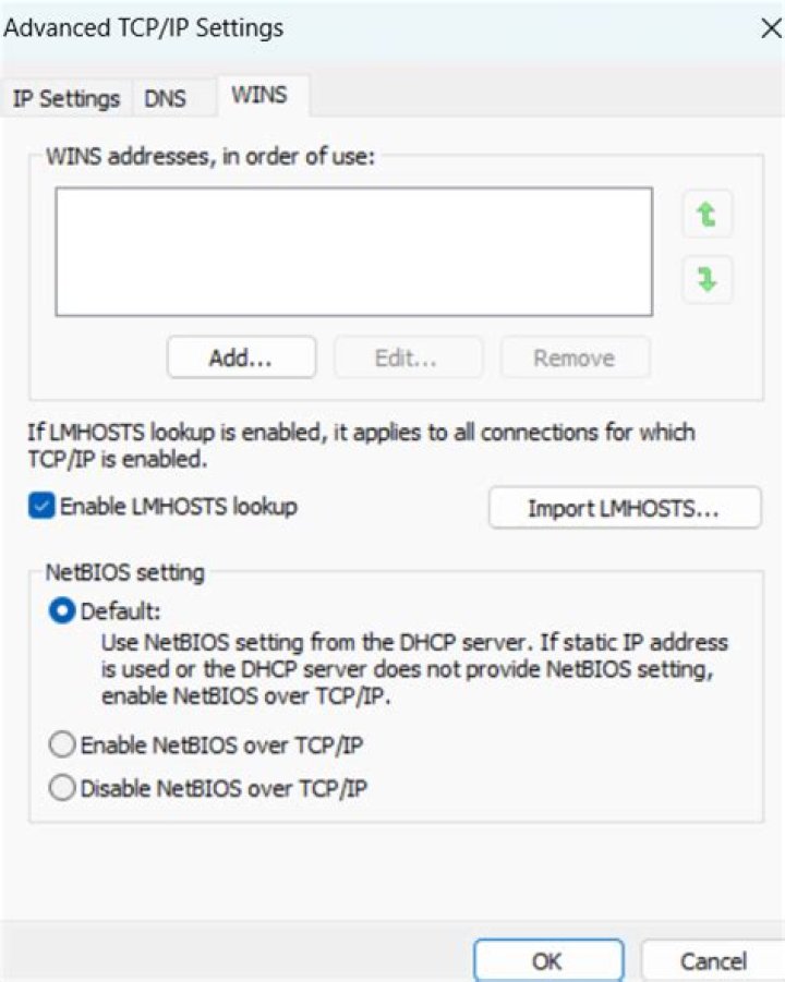 Should i disable netbios over tcp/ip?