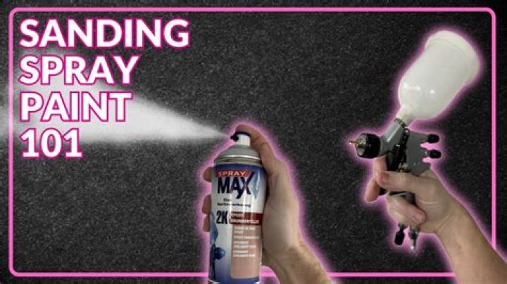 Should i wet sand spray paint?