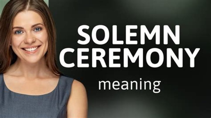 Was does solemn mean?