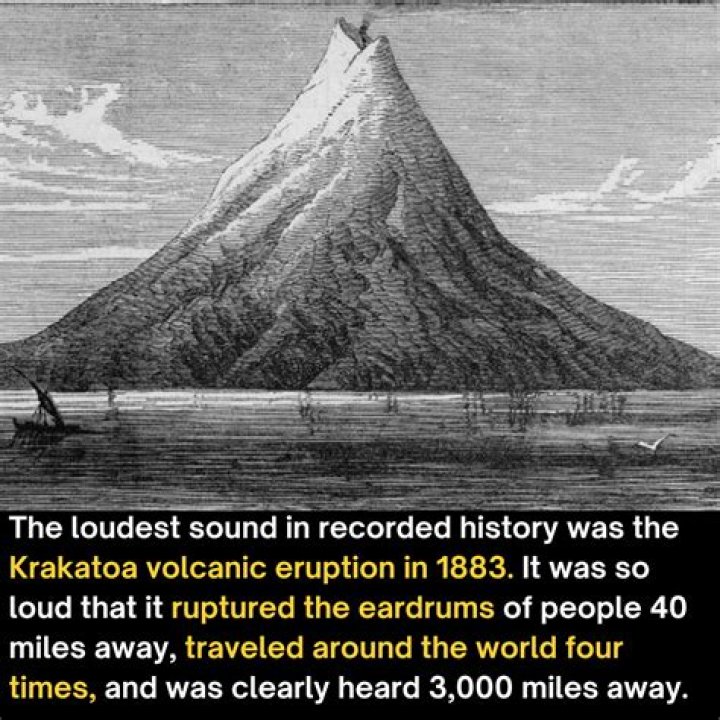 Was krakatoa sound recorded?