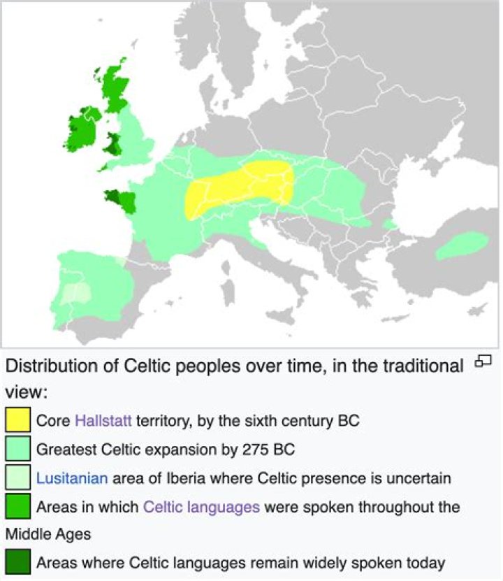 Were the celts scottish or irish?
