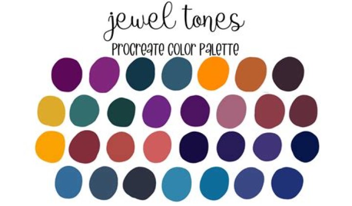 What are jewel tones?