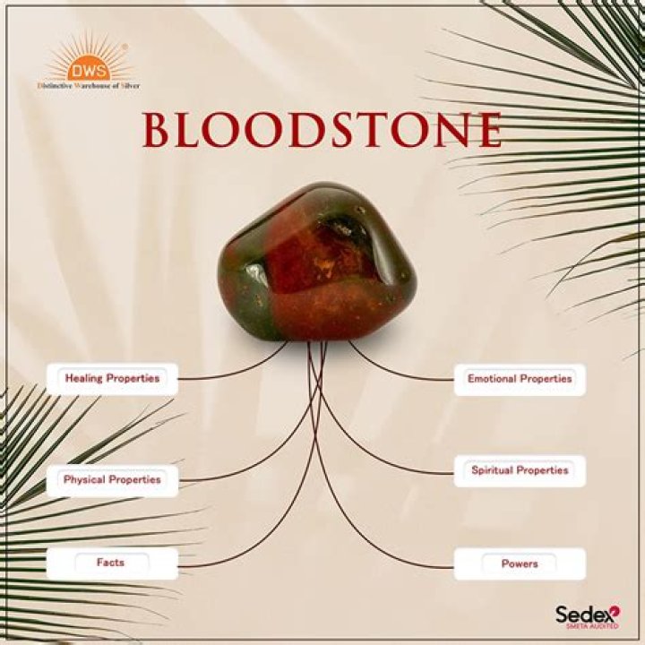 What are the healing properties of bloodstone?