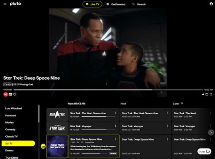 What channels have Star Trek?