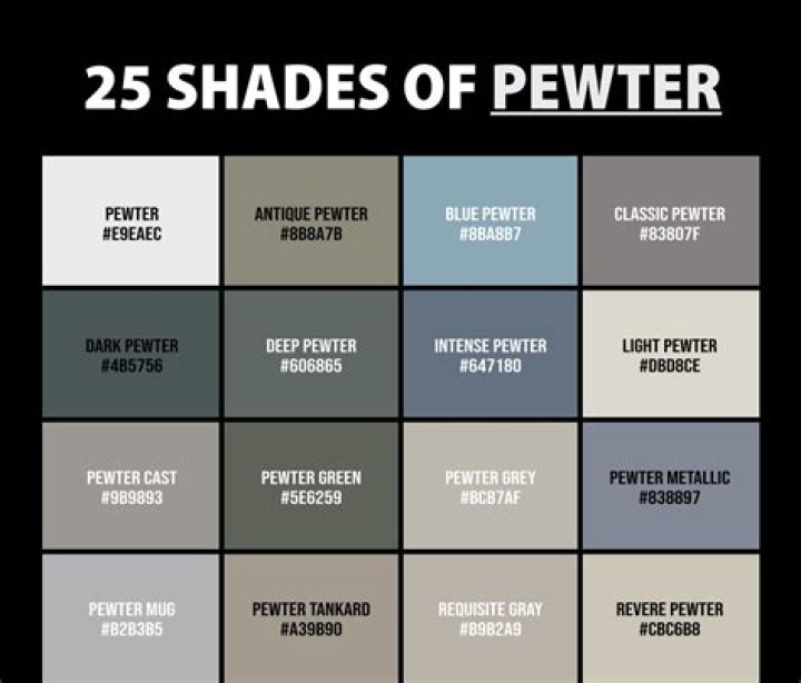 What color is pewter?
