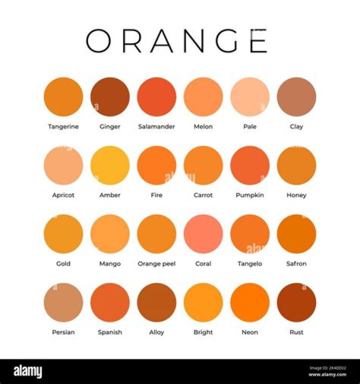What color is tangerine?