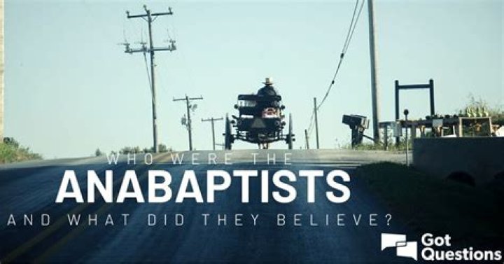 What did anabaptists do?