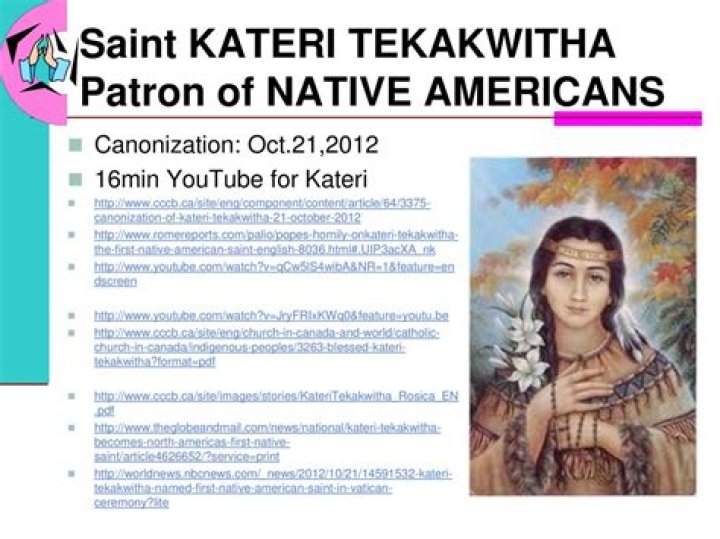 What did kateri tekakwitha do?