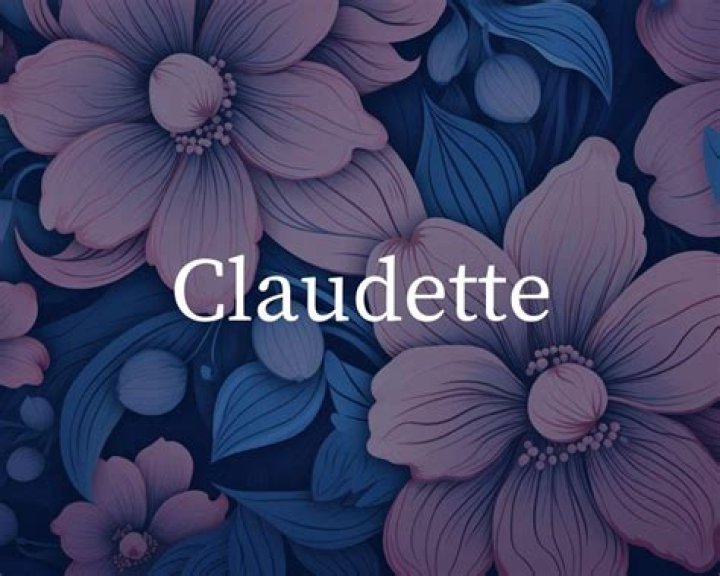 What does the name claudette mean?