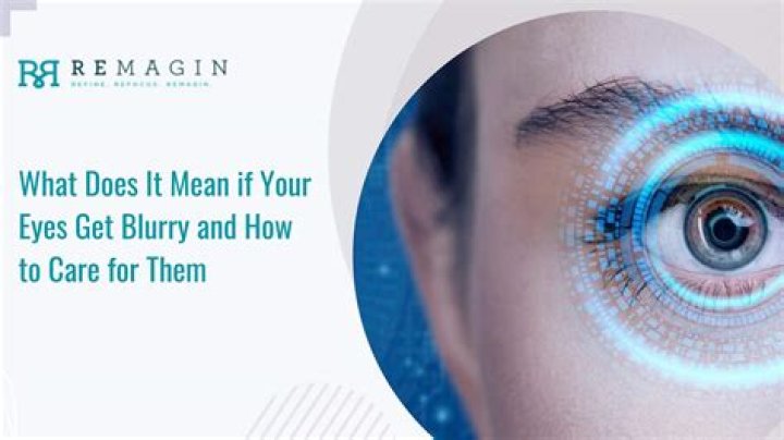 What does the word blurry?