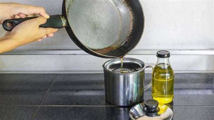 What happens if you pour cooking oil down the drain?