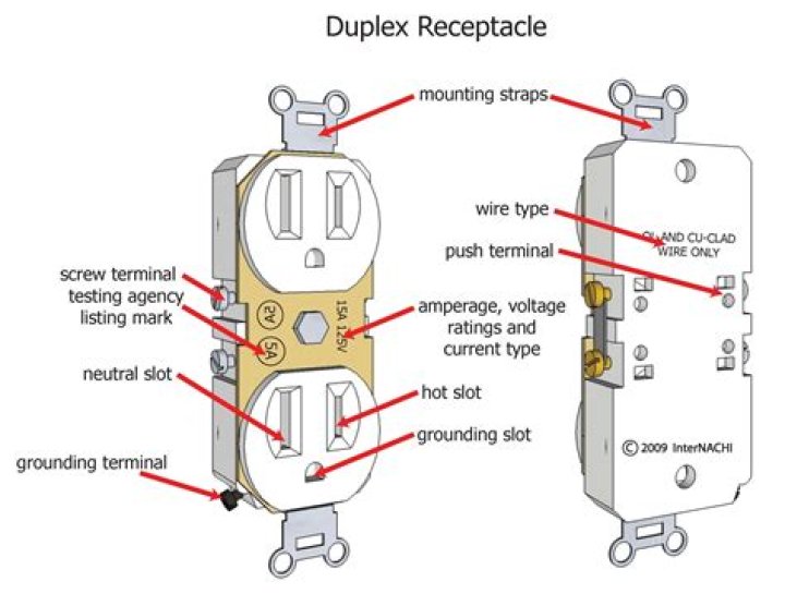 What is a duplex receptacle?