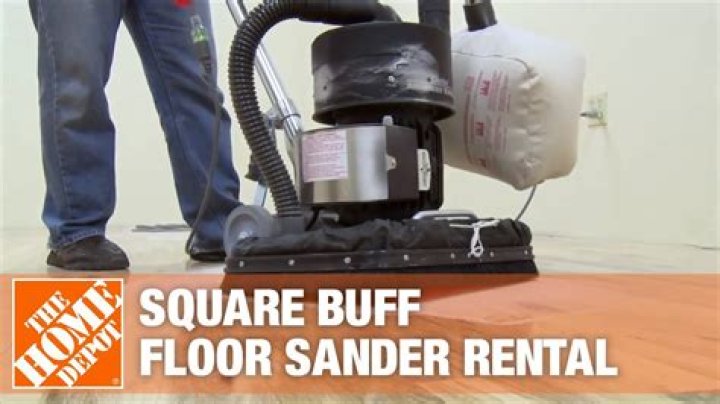 What is a square buff floor sander?
