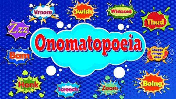 What is an example of a onomatopoeia?