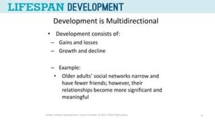 What is an example of multidirectional development?