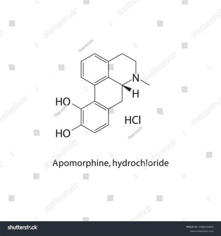 What is apomorphine hydrochloride made from?