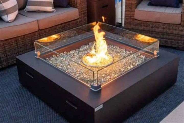 What is fire pit glass?