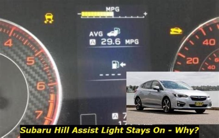 What is Hill Assist Subaru?