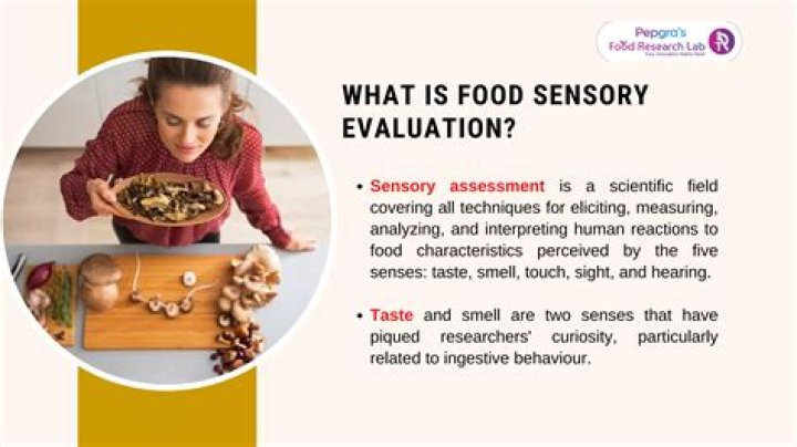 What is sensory evaluation of food products?