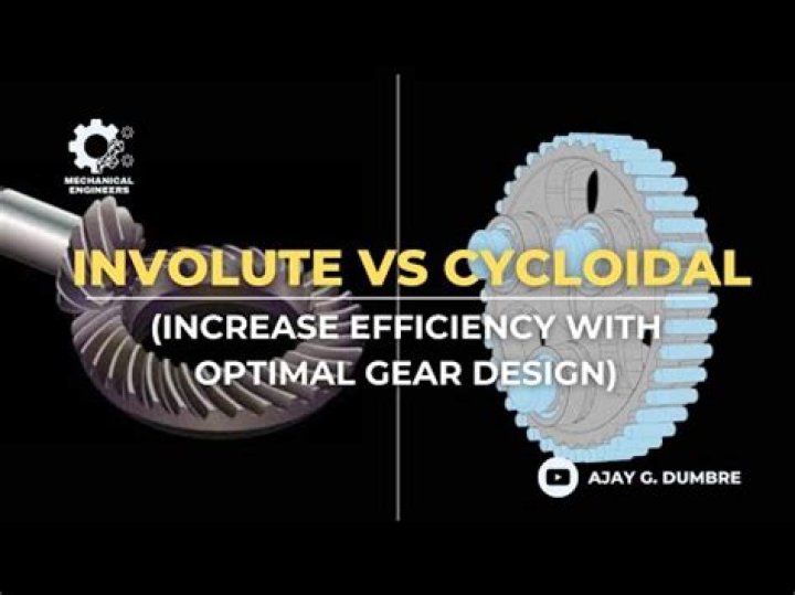 What is the difference between involute and cycloidal gear?