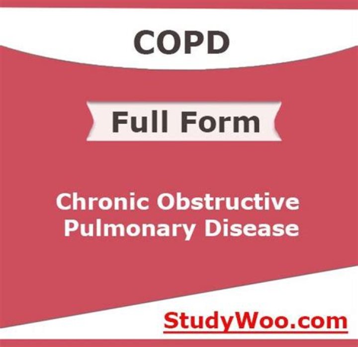 What is the full form of COPD?