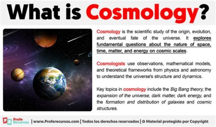 What is the meaning of cosmologist?
