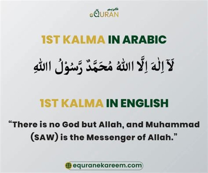 What is the meaning of kalima?