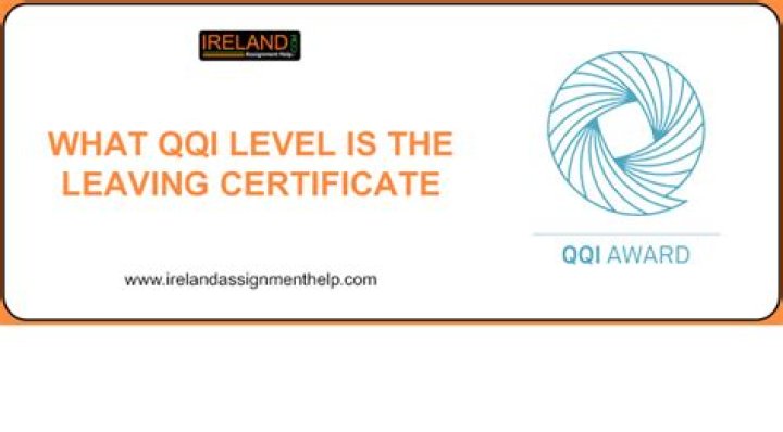 What qqi level is leaving cert?