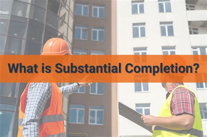 What substantial completion means?