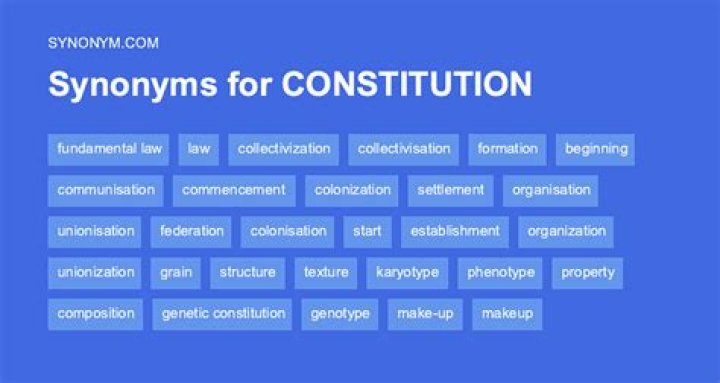 Whats a synonym for constitutionality?