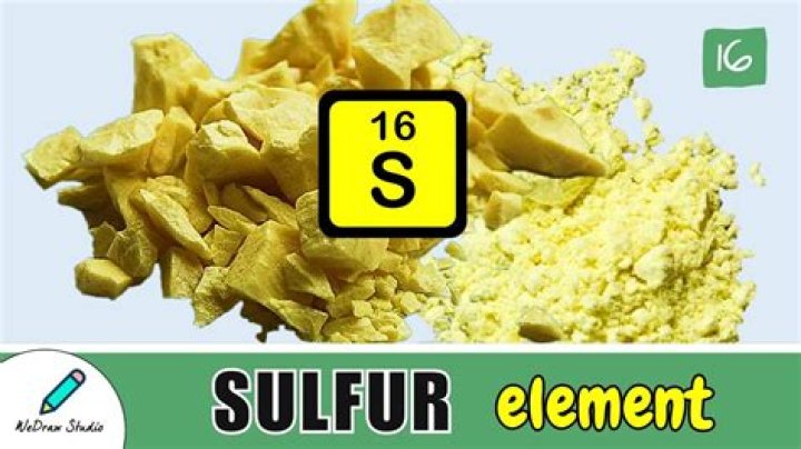 Whats the mass of sulfur?