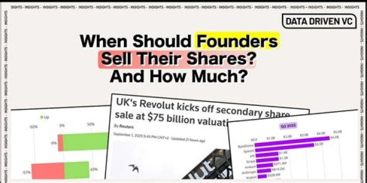 When can founders sell their shares?