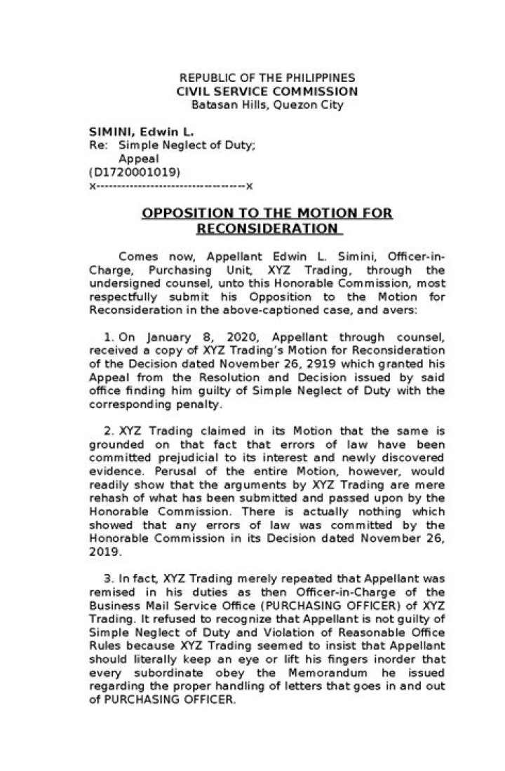 When can you file a motion for reconsideration in the philippines?