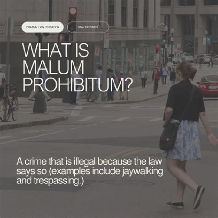 When to use malum prohibitum?