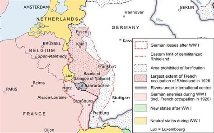 When was rhineland demilitarized?
