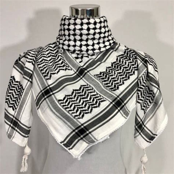 Where did the keffiyeh originate?