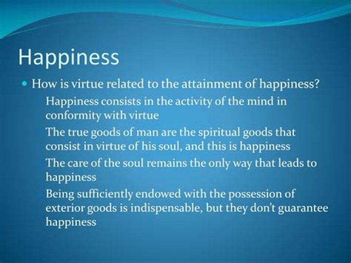 Where does real happiness come from?