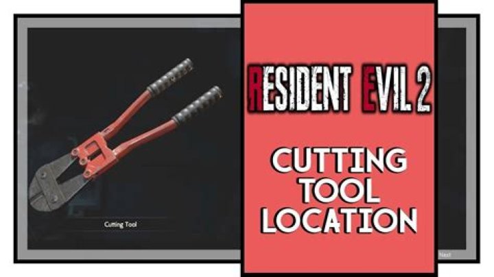 Where is the cutting tool in resident evil 2?