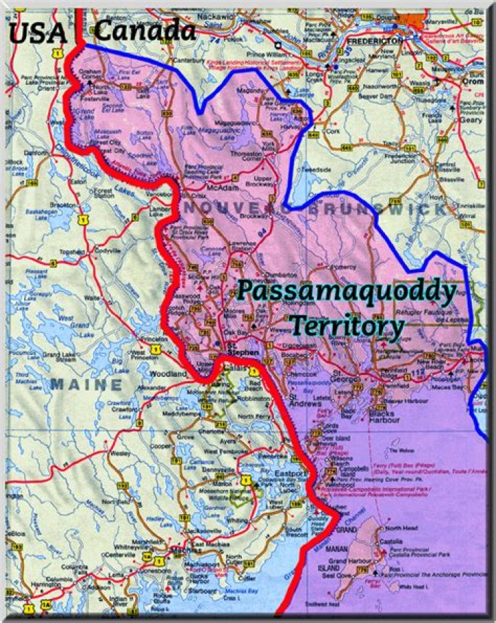 Where is the passamaquoddy tribe located?