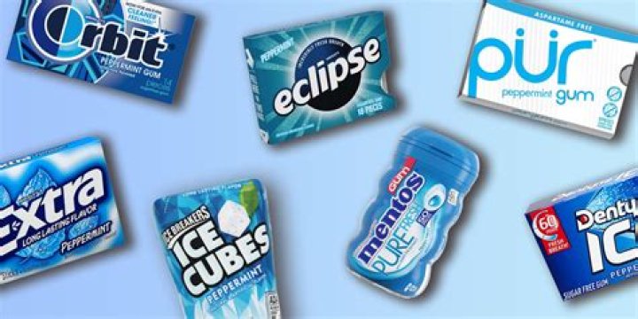 Which chewing gum is sugarless?