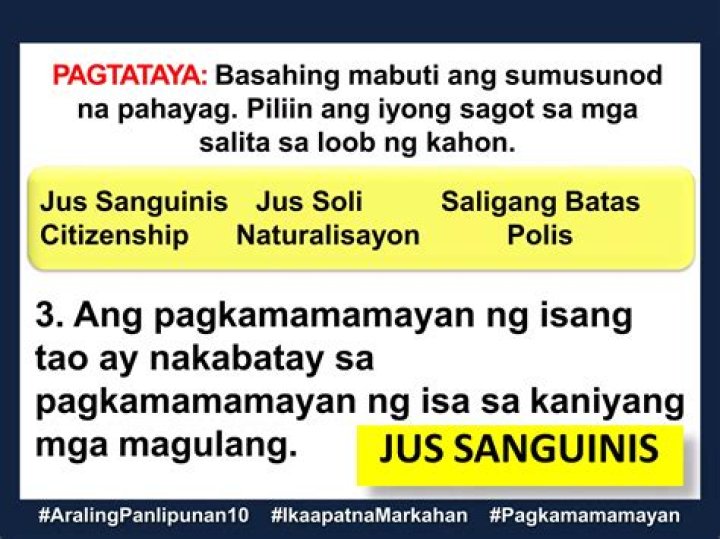 Which countries have jus sanguinis?