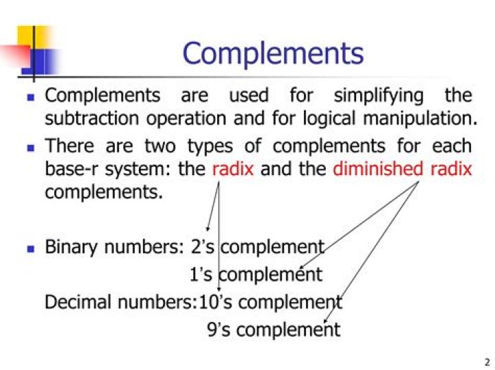 Which is radix complement?