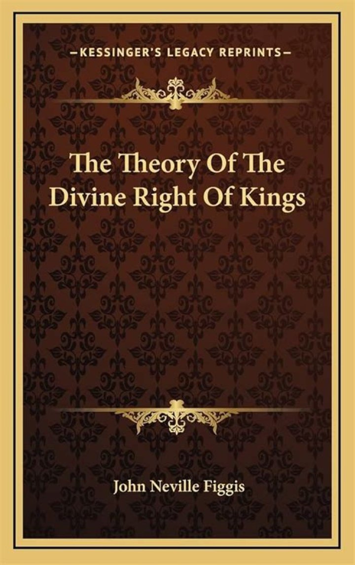 Who believed in the divine right of kings brainly?