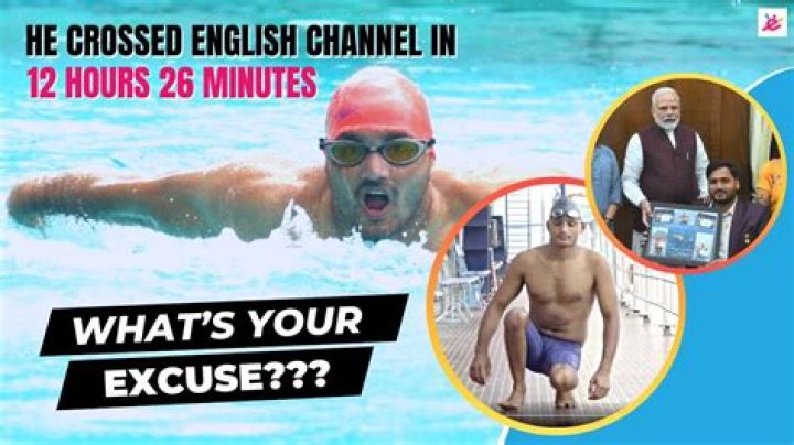 Who crossed english channel by swimming?