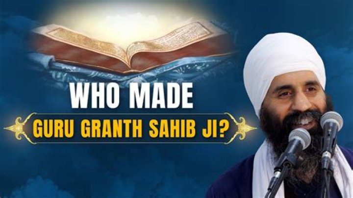 Who edited granth sahib?