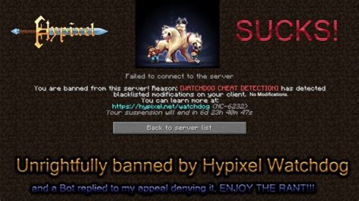 Who is watchdog hypixel?