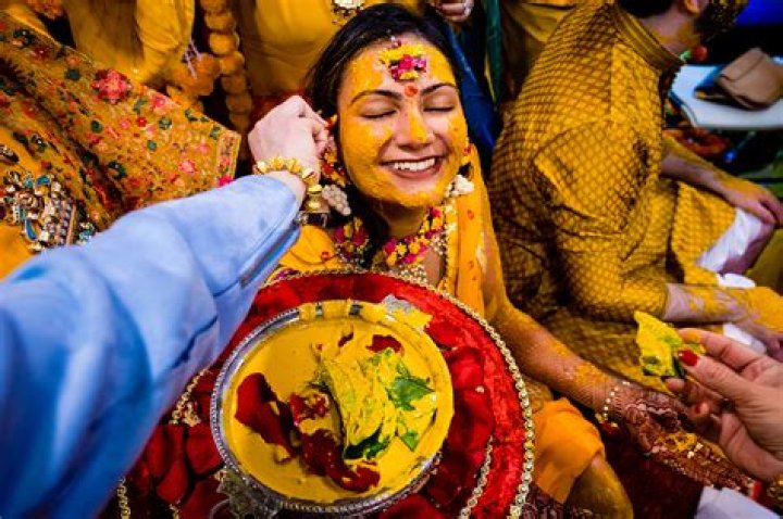 Who was haldi ceremony?