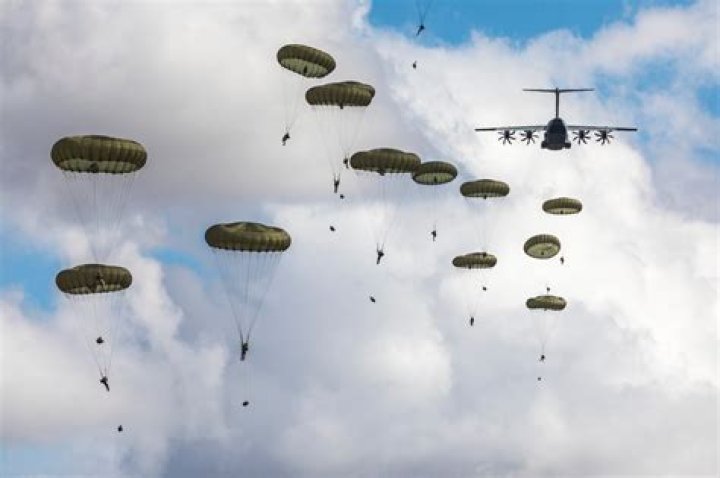 Who were the first paratroopers?